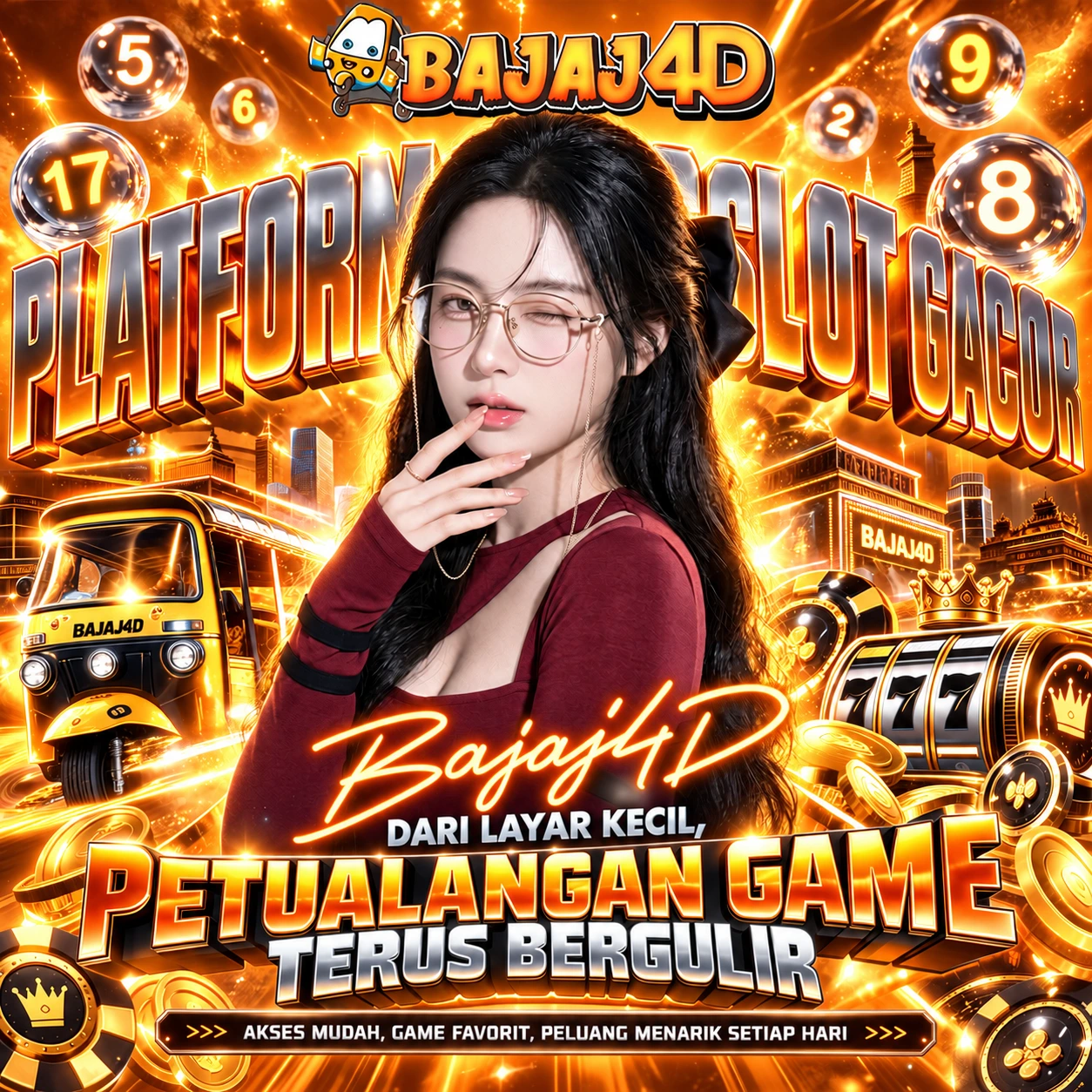 BAJAJ4D: Dari Layar Kecil, Petualangan Game Terus Bergulir